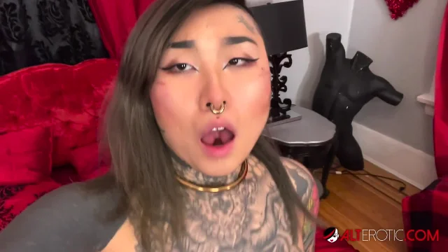 Preview of AltErotic Tattooed Asian Slut Sif Blvck Bdsm Sex On Valentines Day XXX